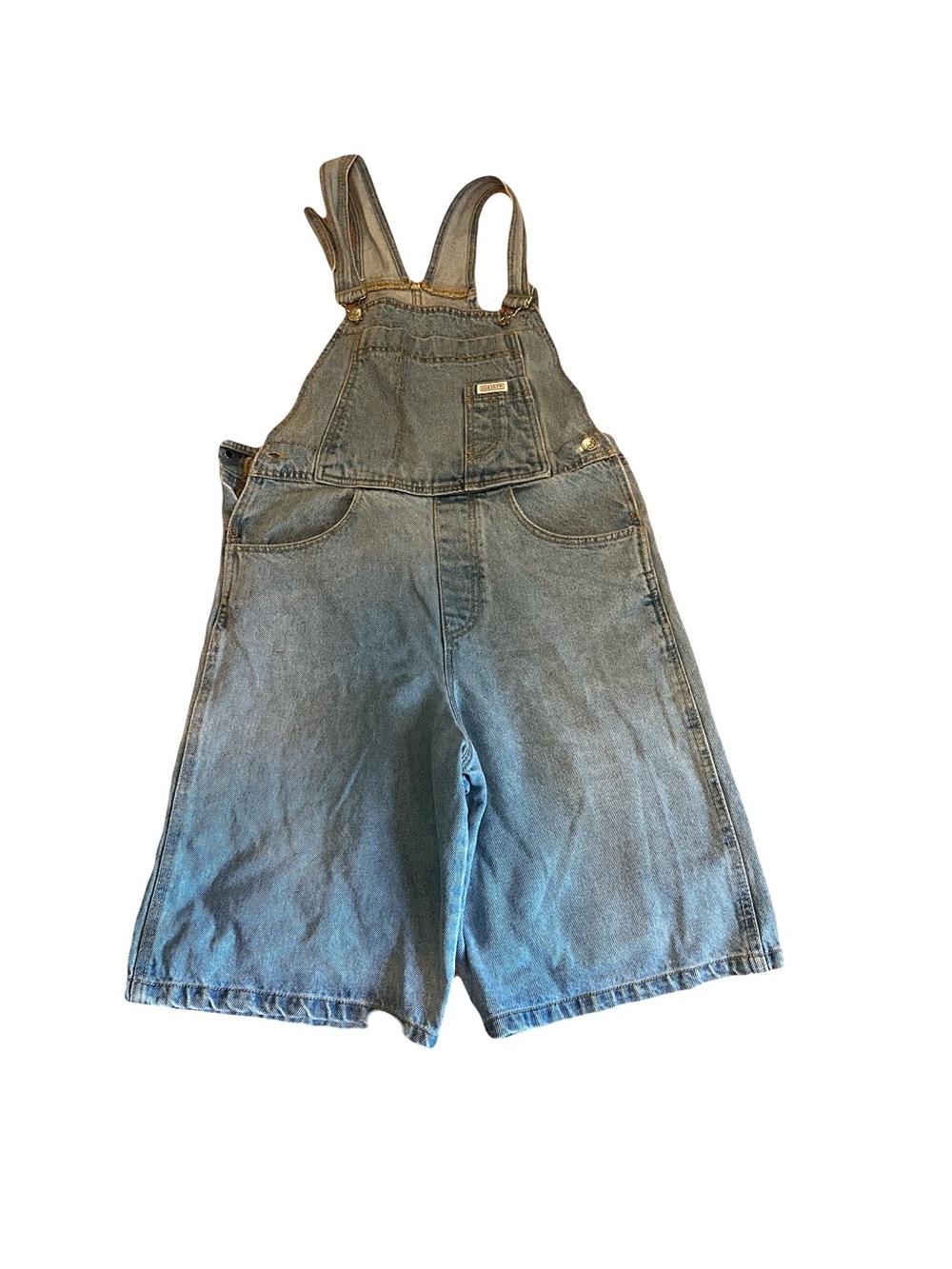 Vintage- Guess Light Blue Denim Kids Overall Shorts